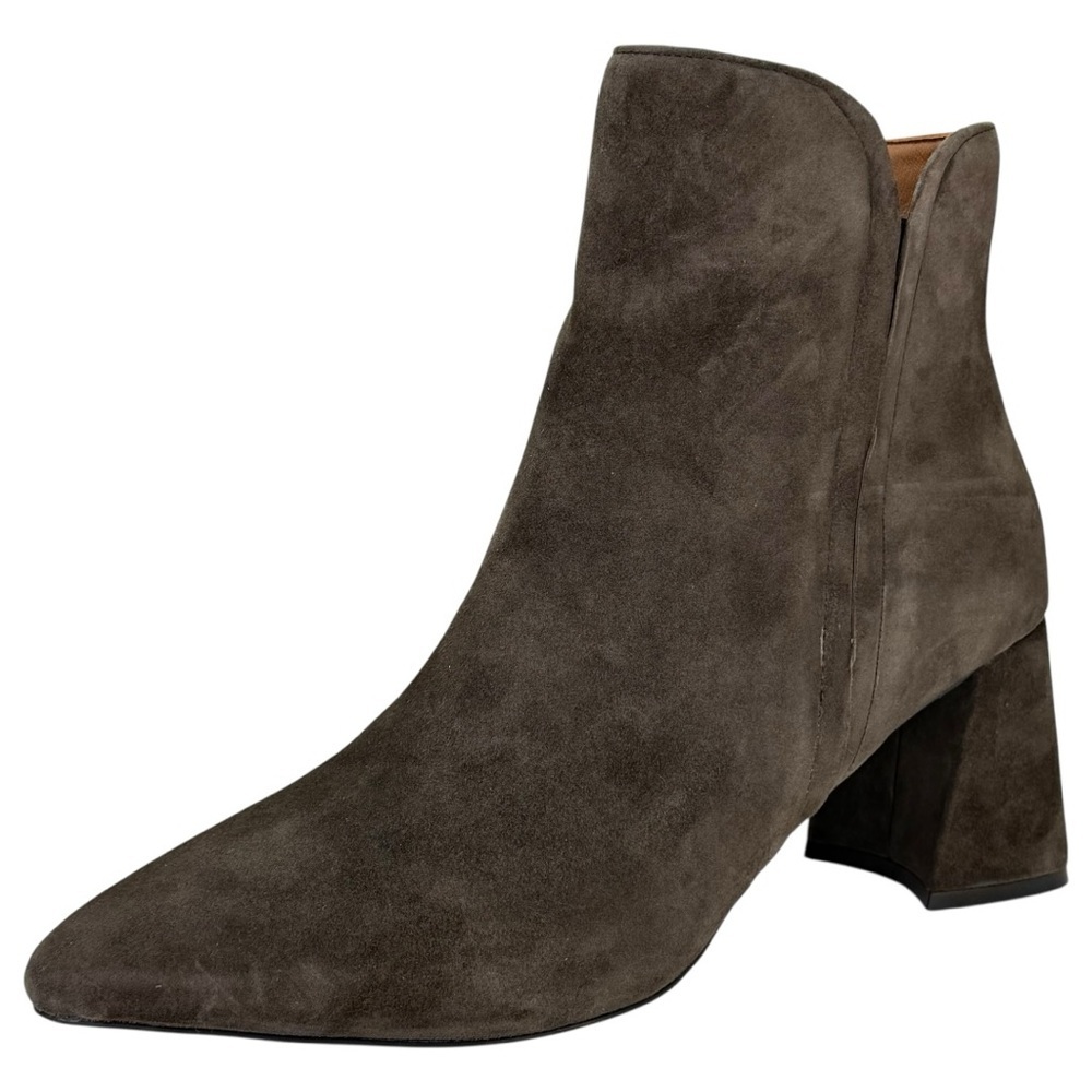 Gentle Souls Danbury Dark Olive Suede Womens Ankle Boots Size 11M - Picture 2 of 11